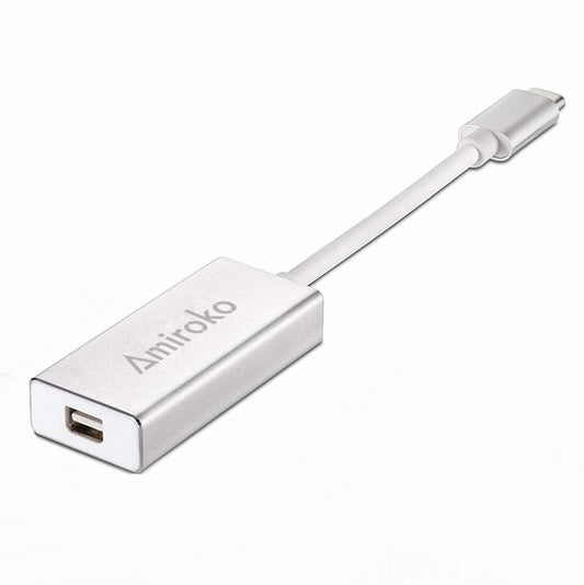 Amiroko USB-C to Mini DisplayPort Adapter, USB 3.1 Type C (Thunderbolt 3)