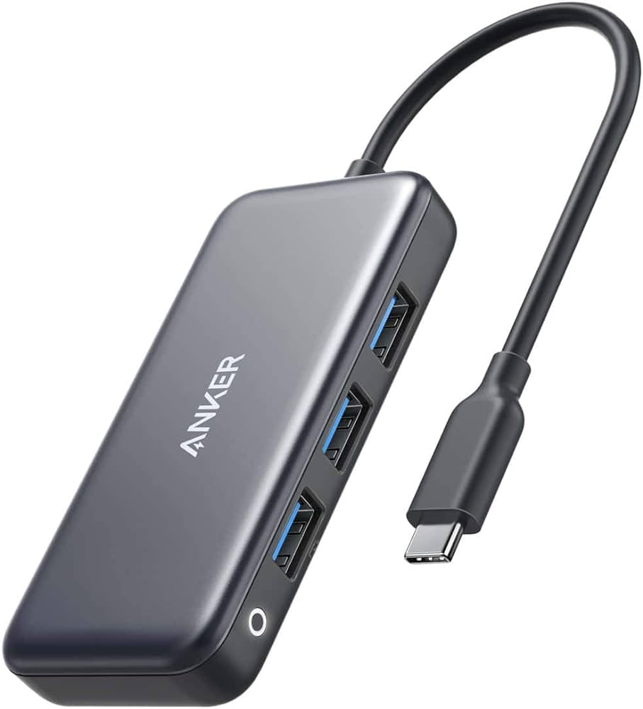 ANKER PREMIUM 4-IN-1  USB-C HUB GRAY (C to 4 USB)