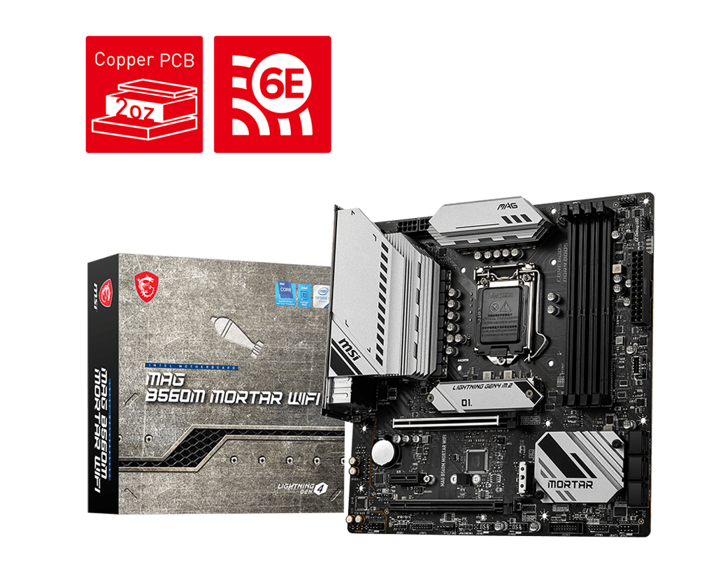 MSI MAG B560M MORTAR WIFI Motherboard