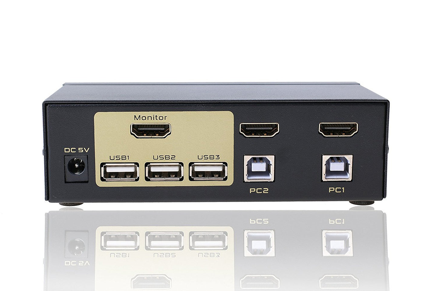 4K201HUK Fjgear 2 Port 4K Auto Hdmi Kvm Switch