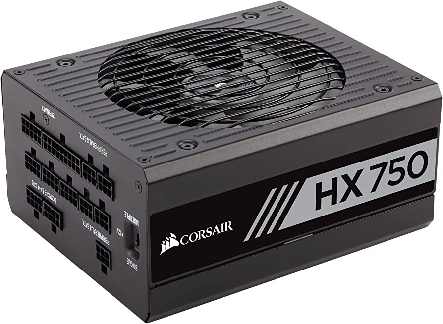 Corsair HX Series HX750 — 750 Watt 80 PLUS® Platinum Certified Fully Modular PSU