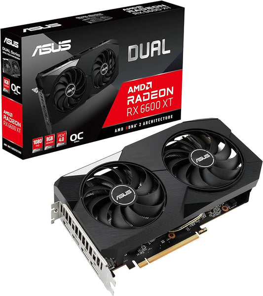 ASUS Dual Radeon RX 6600 XT OC Edition 8GB GDDR6