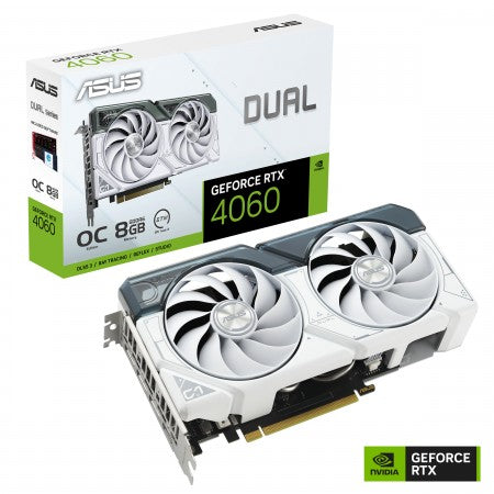 ASUS Dual -RTX 4060-O8G-WHITE NVIDIA GeForce 90YV0JC2-M0NA00