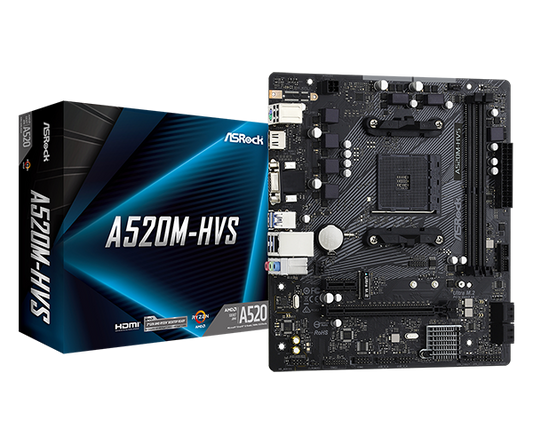 ASROCK A520M-HVS ASR-90-MXBE60-A0UAYZ motherboard