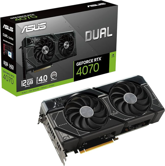 ASUS DUAL-RTX 4070S-12G BLACK GRAPHICS CARD 90YV0K83-M0NA00