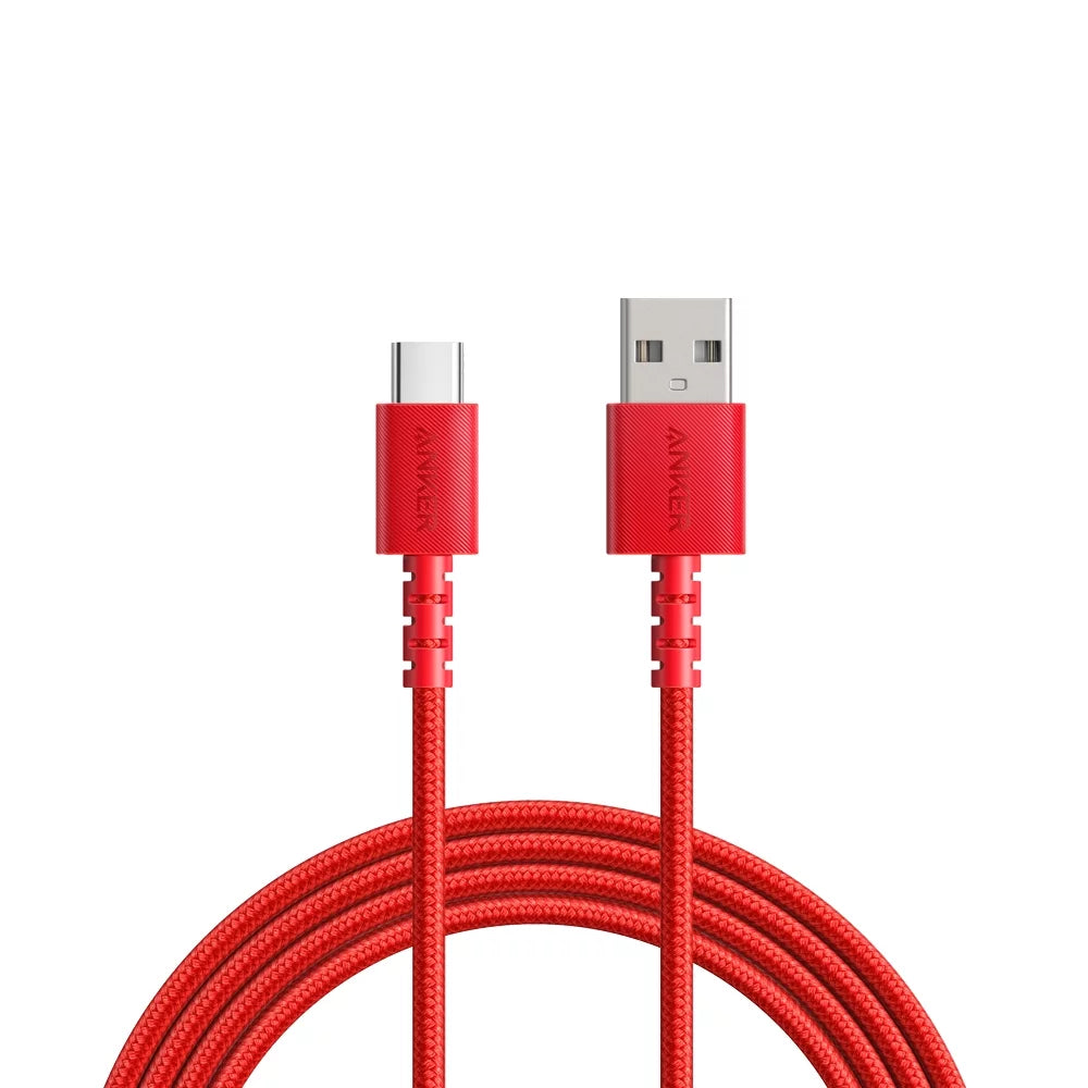 ANKER POWERLINE SELECT+ USB-C TO USB 2.0 RED 6FT