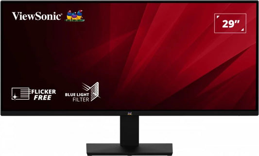 Viewsonic 29" ultra-wide, SuperClear „¢ IPS, 21:9 aspect ratio, 3-side borderless bezel, WFHD 2560 x 1