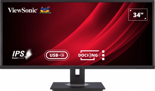 Viewsonic 34" ultra-wide, 21:9, VA Panel, 3440 x 1440 Resolution, 178/178, 50million:1 (DCR), 5ms (G