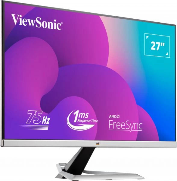 Viewsonic 27" wide, SuperClearIPS, 1920x1080(Full HD), 1ms, 75hz, Freesync, 2Wx2 speaker, VGA/HDMI