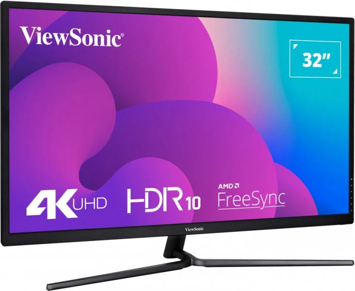 Viewsonic 32" wide, SuperClear „¢ VA, ultra slim bezel, 3840 X 2160 (UHD), 300cd/m, 80million:1 (DCR),