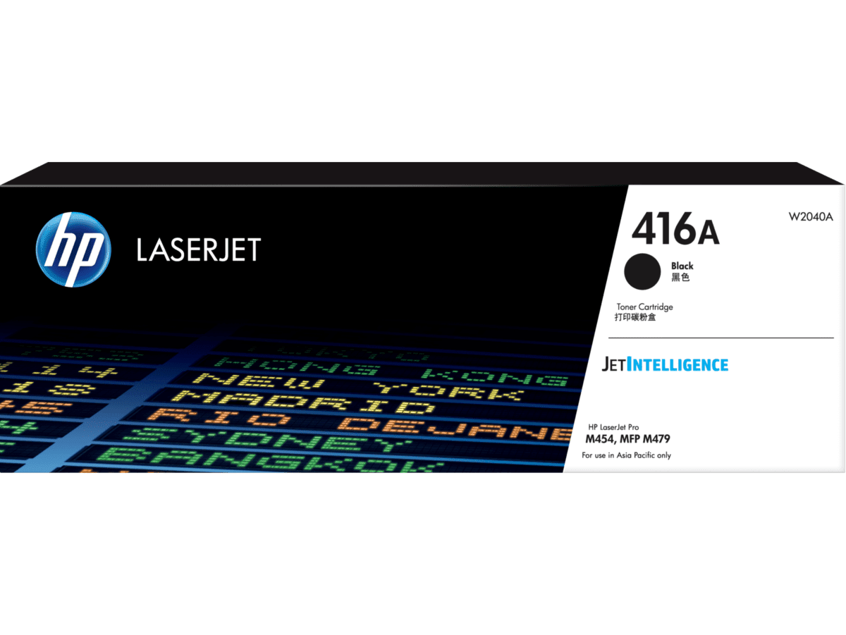 HP 416A Black Original LaserJet Toner Cartridge W2040A