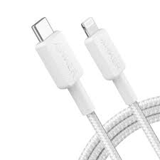 Anker 322 USB-C to Lightning Cable (6ft Braided) White