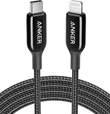 Anker PowerLine III USB-C to Lightning 2.0 Cable 6ft Black