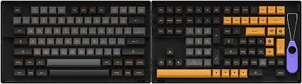 AKKO Keycap - ASA Profile -Black & Bronze (158pcs) AK-6925758615631