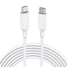 ANKER POWERLINE III USB-C TO USB-C 3FT WHITE