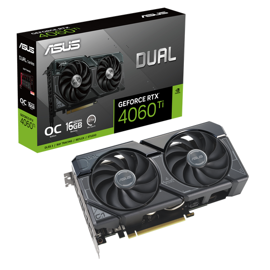 ASUS Dual GeForce RTX 4060 Ti OC Edition 16GB GDDR6