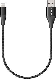 Anker Powerline+ II Lightning Cable 1FT BLACK