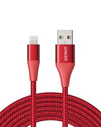 Anker Powerline+ II Lightning Cable 1FT RED