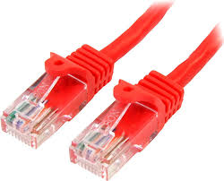 Startech 50cm Red Cat 5e Cable (Snagless)