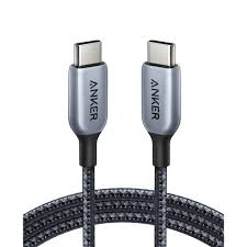 Anker 765 USB-C to USB-C Cable (140W 6ft Nylon) Black