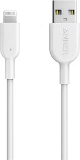 Anker Powerline II with lightning connector 3ft White