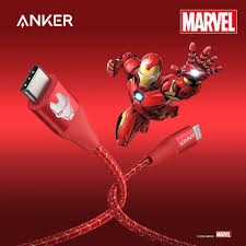 Anker PowerLine+ II USB-C with Lightning 3ft Iron Man