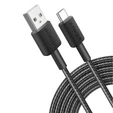 Anker 322 USB-A to USB-C Cable (10ft Braided) Black