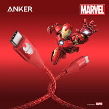 Anker PowerLine+ II USB-C to USB-C Cable 3ft Iron Man