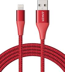 Anker Powerline+ II Lightning Cable 6FT RED