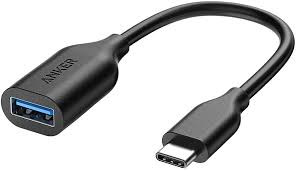 ANKER USB-C TO USB-A FEMALE ADAPTER GRAY