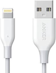 ANKER POWERLINE III LIGHTNING CABLE 3FT WHITE