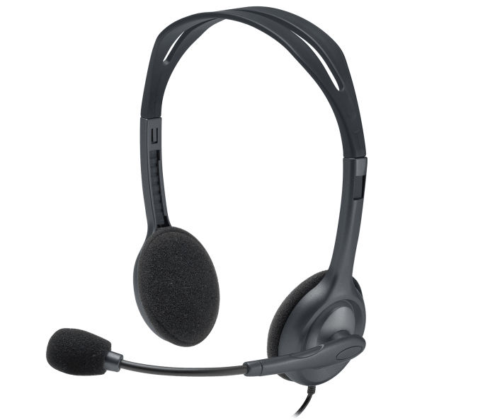 Logitech Stereo Headset H111 - Silver