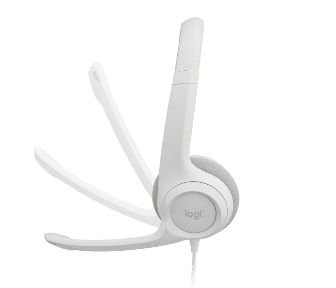 LOGITECH H390 USB STEREO HEADSET OFF-WHITE