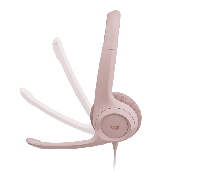 LOGITECH H390 USB STEREO HEADSET ROSE