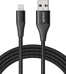 Anker Powerline II with lightning Connector 6ft Black