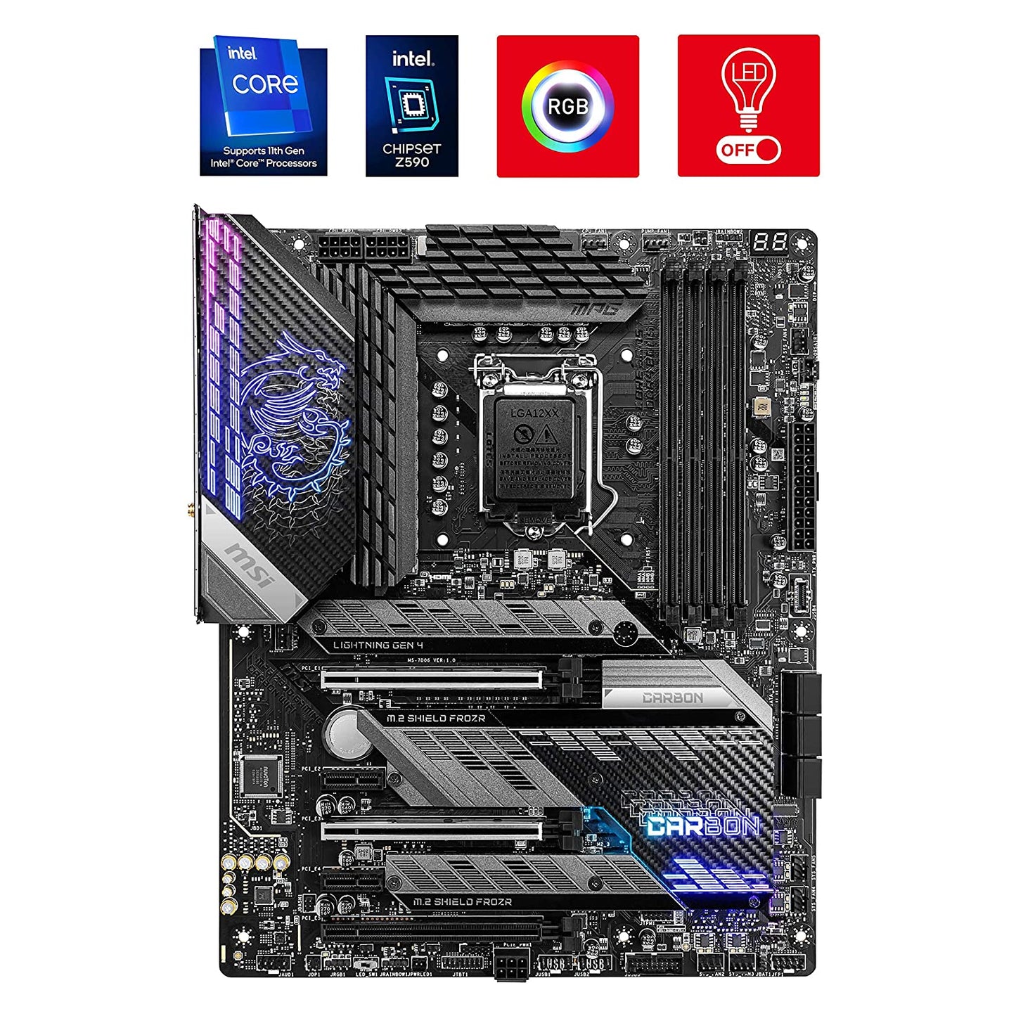 MSI MPG Z590 GAMING CARBON WIFI Motherboard