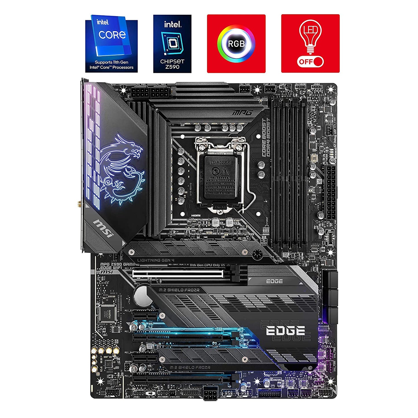 MSI MPG Z590 GAMING EDGE WIFI Motherboard