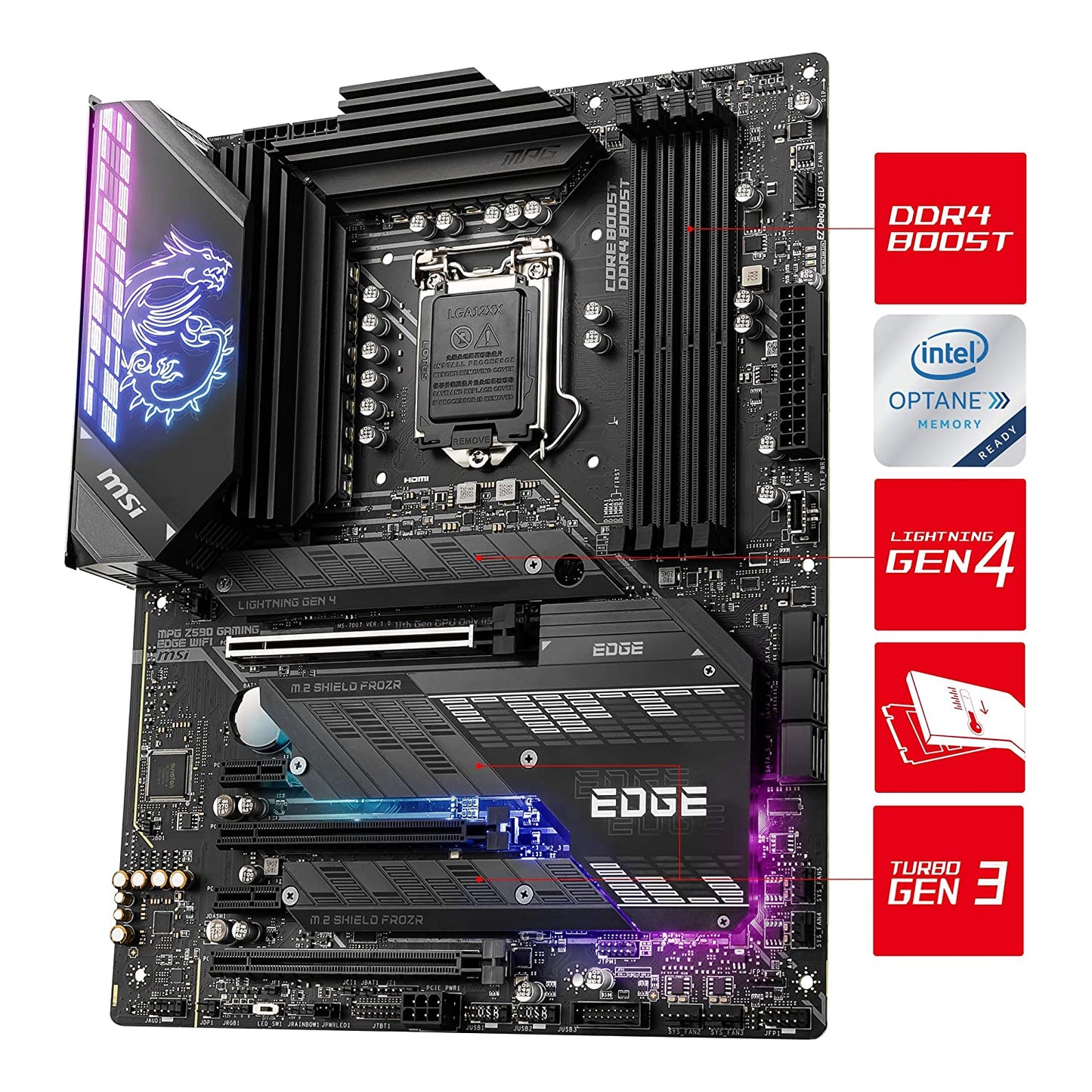 MSI MPG Z590 GAMING EDGE WIFI Motherboard