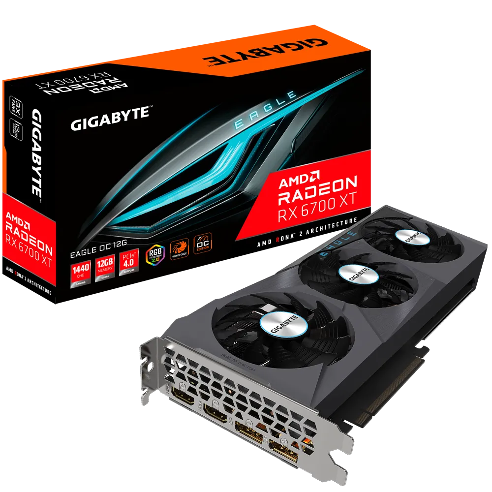 Gigabyte Radeon™ RX 6700 XT EAGLE OC 12G