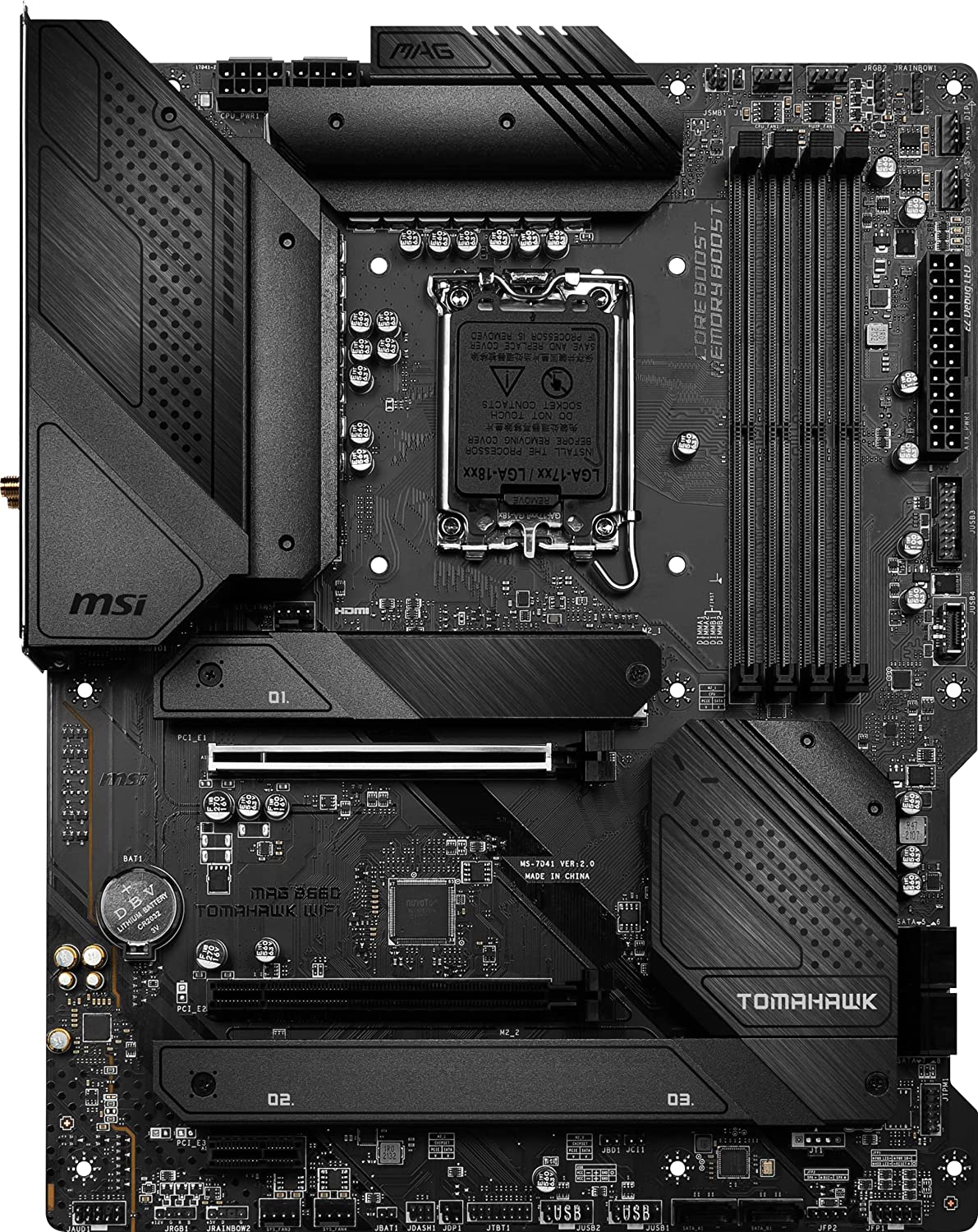 MSI MAG B660 TOMAHAWK WIFI DDR4 Motherboard