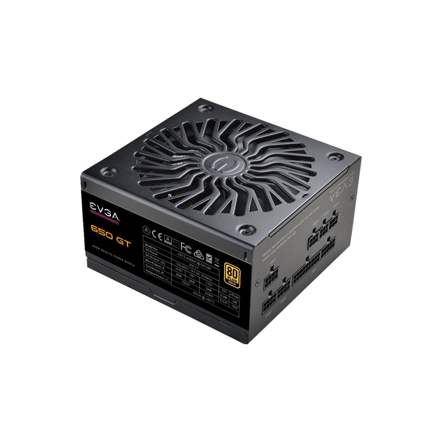 EVGA GT 650W 80+ Gold Full Modular, 7yr Wty | 220-GT-0650-Y3