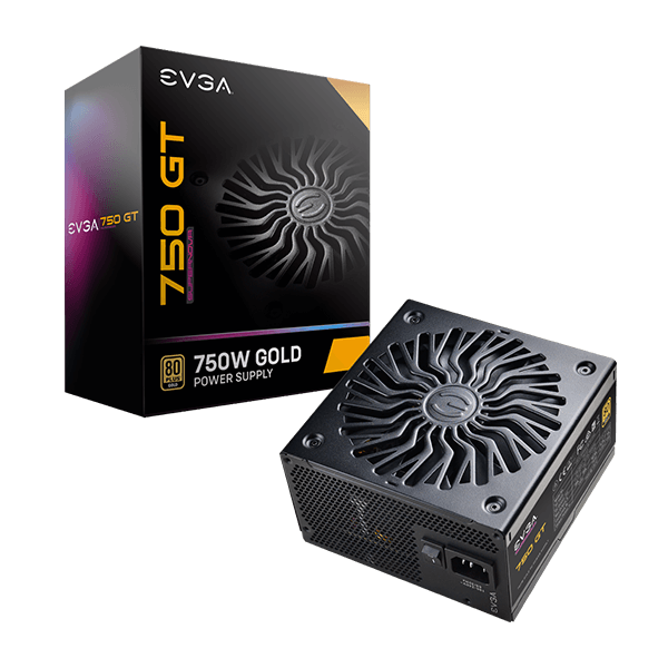 EVGA GT 750W 80+ Gold Full Modular, 7yr Wty | 220-GT-0750-Y3