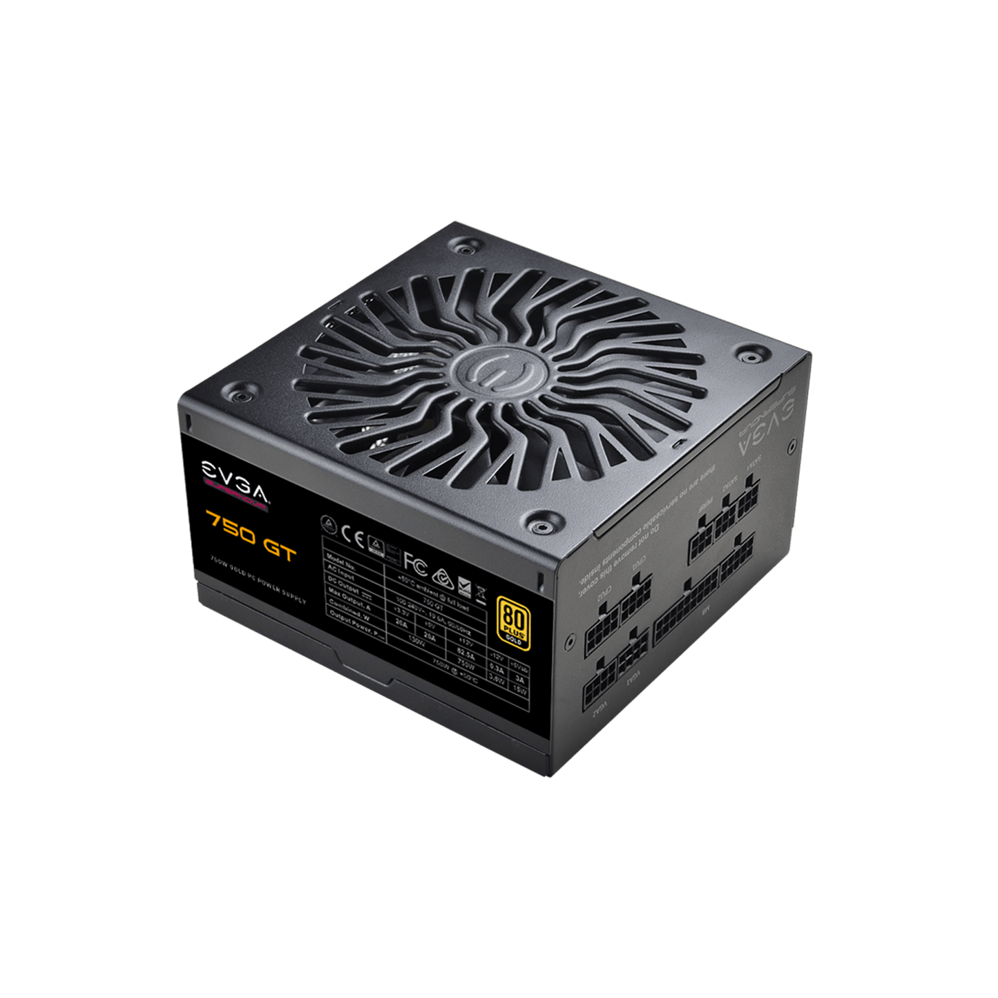 EVGA GT 750W 80+ Gold Full Modular, 7yr Wty | 220-GT-0750-Y3