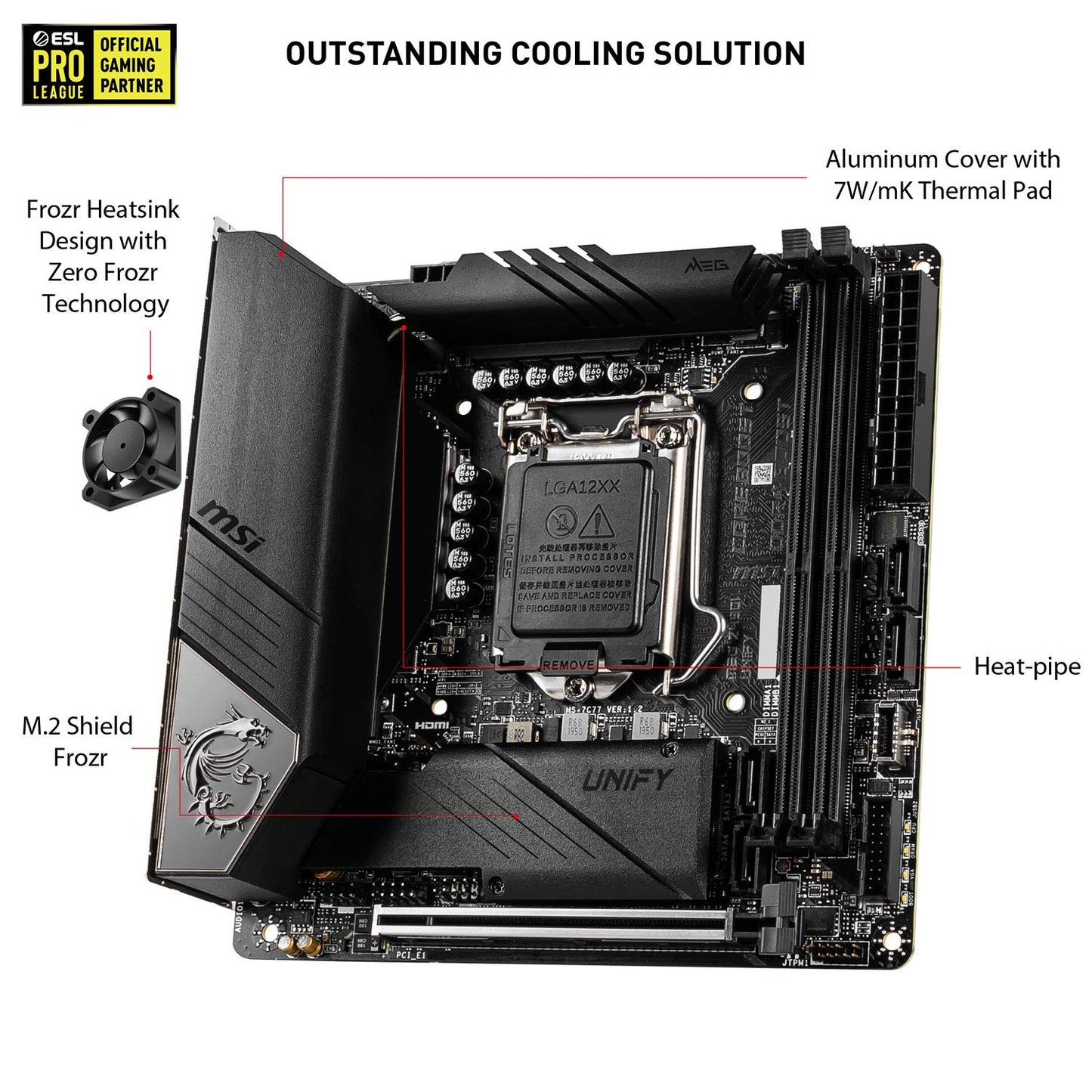 MSI MEG Z490I UNIFY Motherboard