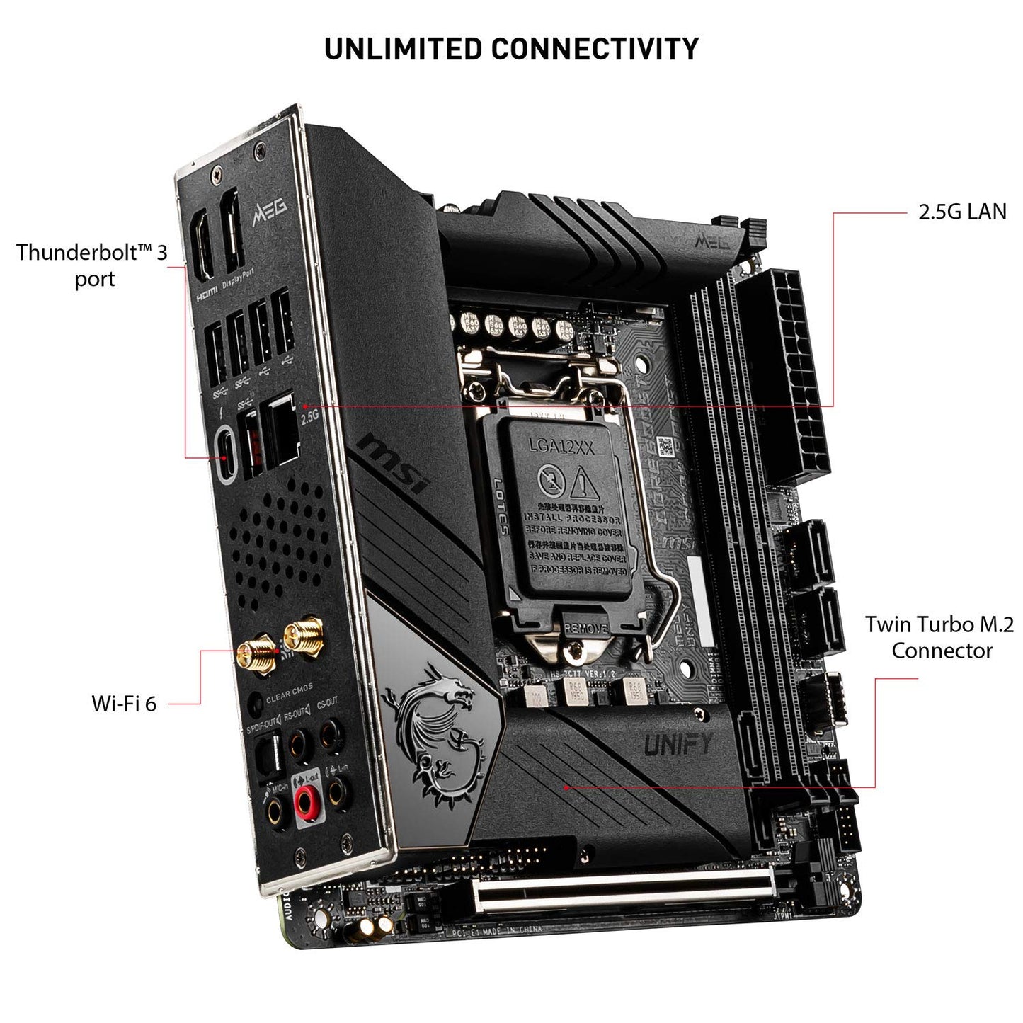 MSI MEG Z490I UNIFY Motherboard