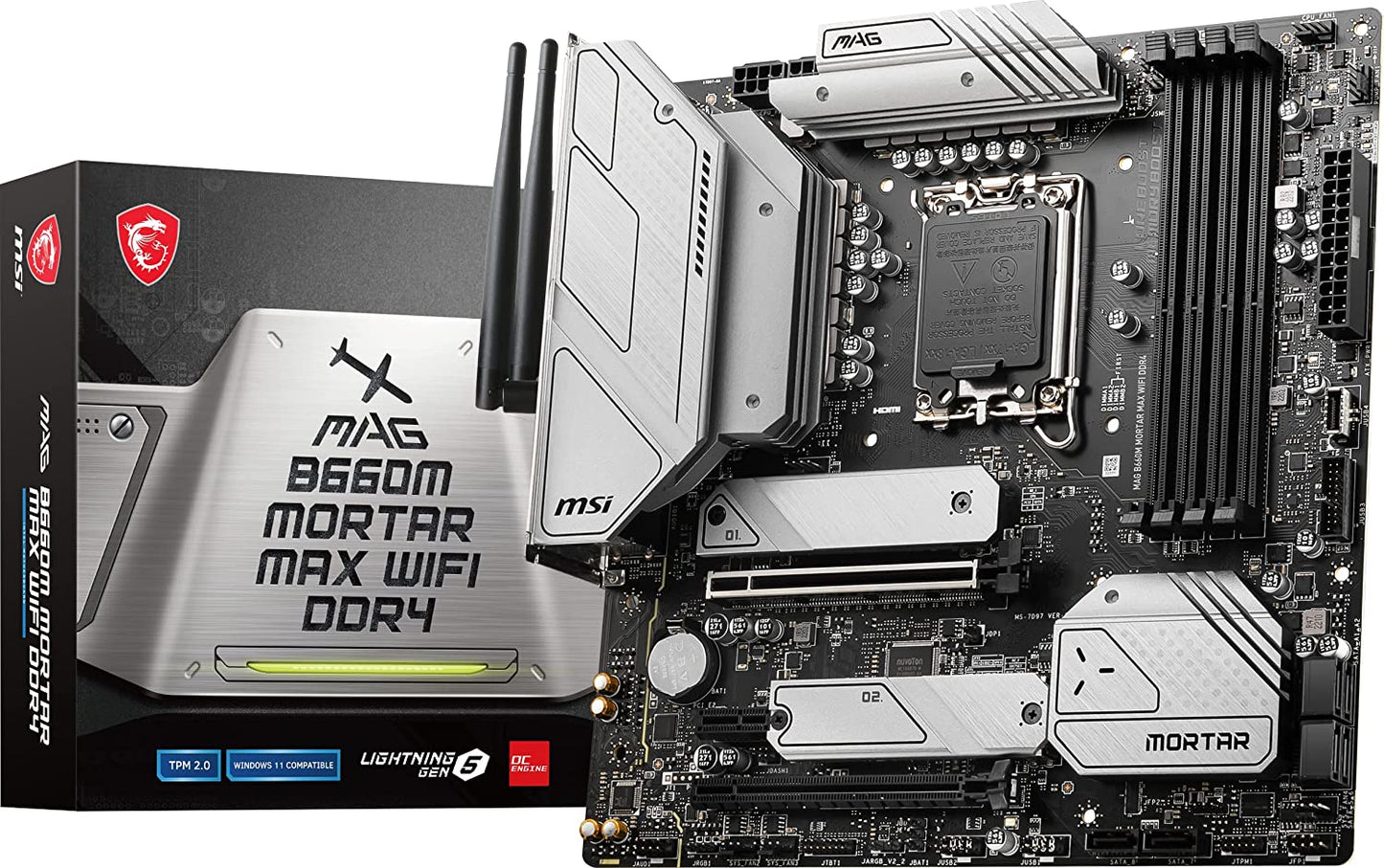 MSI MAG B660M MORTAR MAX WIFI DDR4 Motherboard