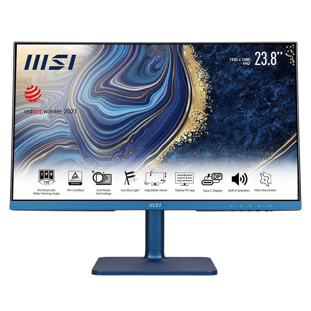 MSI Modern MD241P Ultramarine Monitor