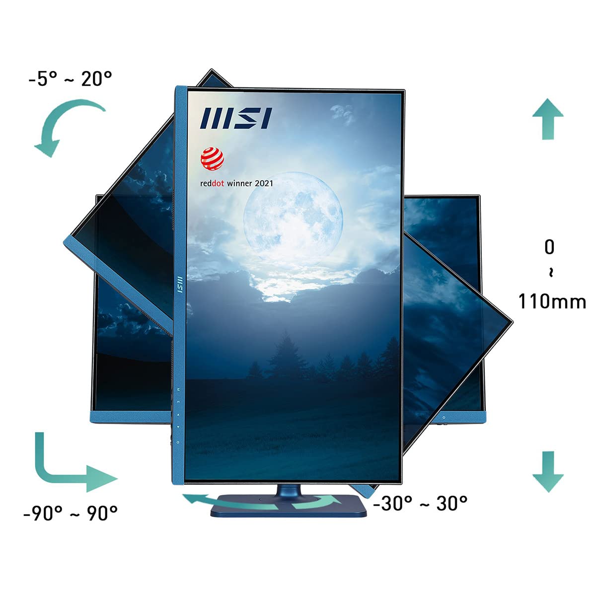 MSI Modern MD241P Ultramarine Monitor