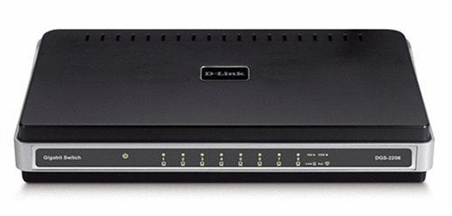 D-Link 8-port 10/100/1000Mbps Unmanaged Gigabit Swtich