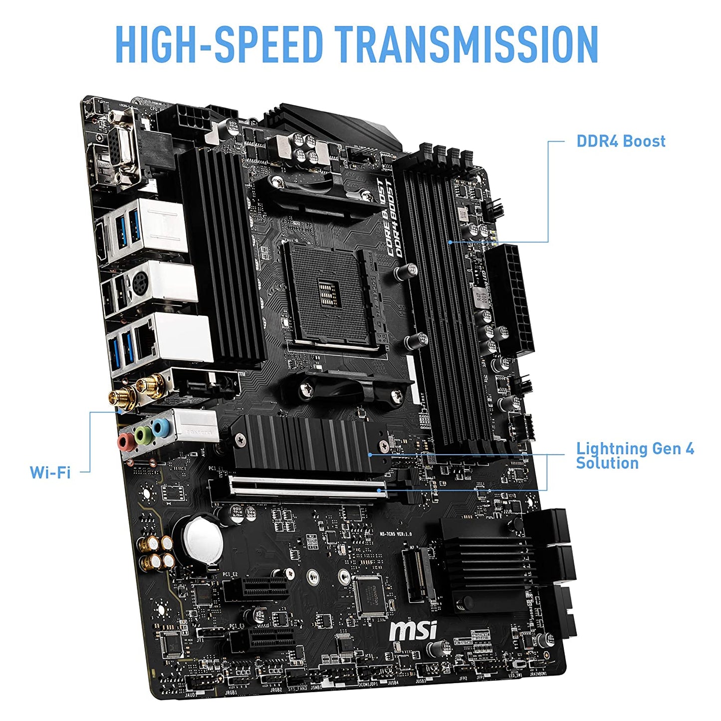 MSI B550M PRO-VDH WIFI Motherboard NMB - 1731 911-7C95-048 / 911-7C95-038